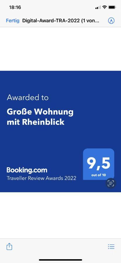 Grosse Wohnung Mit Rheinblick Бопард Екстериор снимка