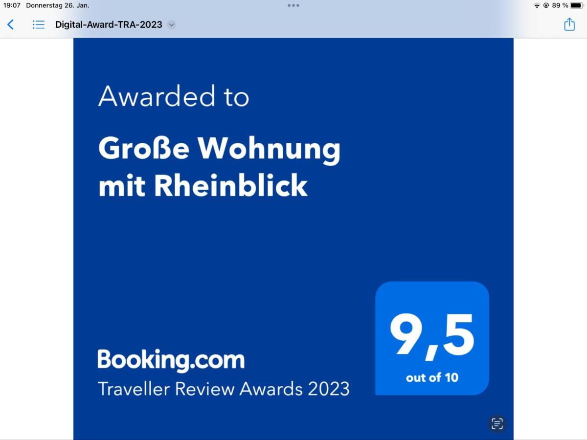 Grosse Wohnung Mit Rheinblick Бопард Екстериор снимка